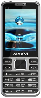 Сотовый телефон Maxvi X10i, серебристый 