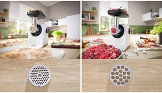 Мясорубка Bosch MFWS420W, белый/черный 