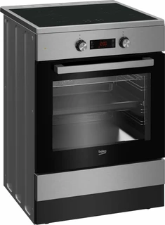 Плита стеклокерамическая Beko FSM69301XCT, серебристый 