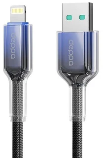 Кабель Deppa Joy USB2.0 Am - Lightning, 1м, 3A, синий 