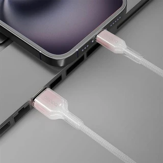 Кабель Deppa Joy USB2.0 Am - Lightning, 1м, 3A, розовый 