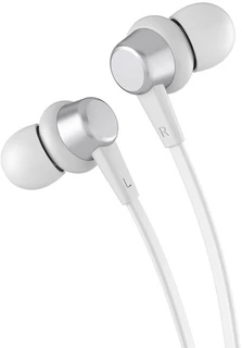 Наушники проводные Deppa Stereo Blaze, серебристый 