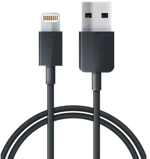 Кабель Aksberry X153 USB2.0 Am - Lightning 1 м, 2.4A, черный 