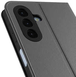 Чехол-книжка Krutoff Eco Book для Samsung Galaxy A17, серый 