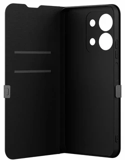 Чехол-книжка Krutoff Eco Book для Xiaomi Redmi 15C, серый 
