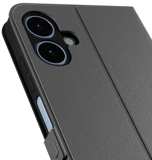 Чехол-книжка Krutoff Eco Book для TECNO Spark Go 2, серый 