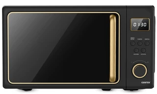 Микроволновая печь CENTEK CT-1565 Black, черный/золотой 