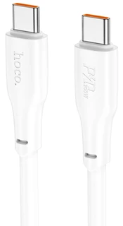 Кабель Hoco X93 USB-C - USB-C, 3A, 2м, 60Вт, белый 