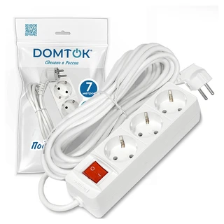 Удлинитель DOMTOK UNIVersal, 7 м 