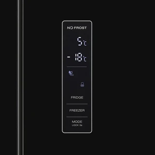 Холодильник KRONA EISKALT 7970 XD TNF GLASS BL, черный 