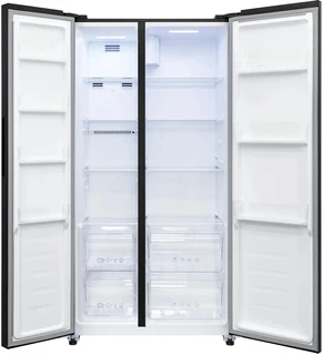 Холодильник KRONA EISKALT 9159 SBS TNF DARK INOX, черный 
