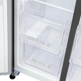 Холодильник KRONA EISKALT 9159 SBS TNF INOX, нержавеющая сталь 