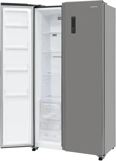 Холодильник KRONA EISKALT 9159 SBS TNF INOX, нержавеющая сталь 