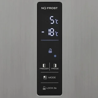 Холодильник KRONA EISKALT 9159 SBS TNF INOX, нержавеющая сталь 