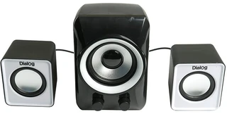 Колонки 2.1 Dialog Colibri AC-202UP, черный/белый 