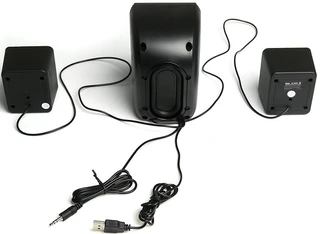 Колонки 2.1 Dialog Colibri AC-202UP, черный/белый 