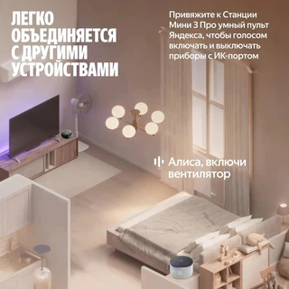 Умная колонка Яндекс Станция Мини 3 Про, серый 