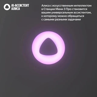 Умная колонка Яндекс Станция Мини 3 Про, серый 