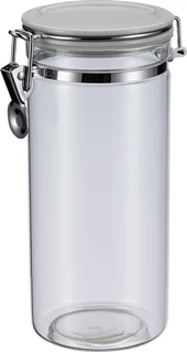 Банка для сыпучих продуктов Regent Inox Linea Desco, 1.5 л 