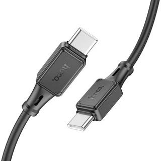 Кабель hoco X101 Assistant USB-C - Type-C 1 м, 2.4 А, черный 