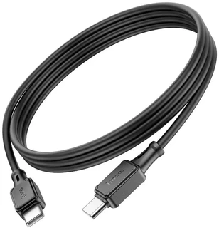 Кабель hoco X101 Assistant USB-C - Type-C 1 м, 2.4 А, черный 