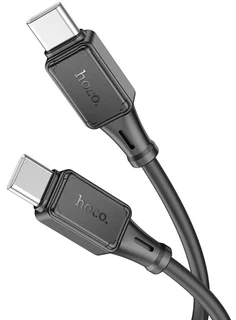 Кабель hoco X101 Assistant USB-C - Type-C 1 м, 2.4 А, черный 