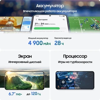 Смартфон 6.7" Samsung Galaxy S25 FE 8/512Gb Dark Blue 