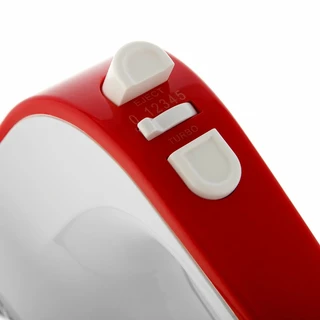 Миксер ручной BRAYER BR1307, белый/красный 