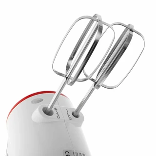 Миксер ручной BRAYER BR1307, белый/красный 