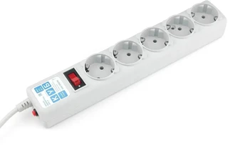 Сетевой фильтр Power Cube SPG-B-10 3 м, серый 