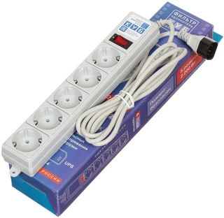 Сетевой фильтр Power Cube SPG-B-15, 5 м, серый 