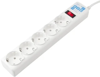 Сетевой фильтр Power Cube SPG-B-6-WHITE, 1.9 м, белый 