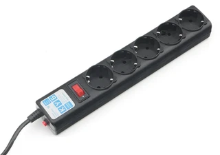 Сетевой фильтр Power Cube SPG5-C2 1.9 м, черный 