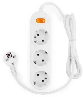Сетевой фильтр Power Cube PC-2-5M, 5 м, белый 