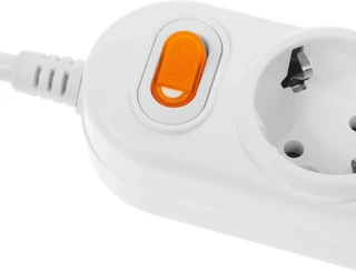Сетевой фильтр Power Cube PC-1-5M, 5м, белый 