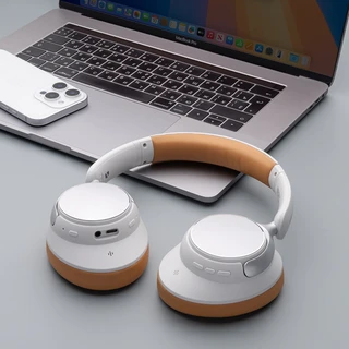 Наушники беспроводные Deppa Stereo Core ANC, белый 