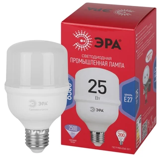 Лампа светодиодная ЭРА RED LINE LED POWER T70-25W-6500-E27 R 