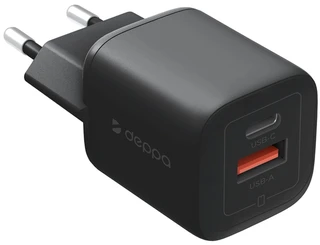 Сетевое зарядное устройство Deppa 11477, черный 