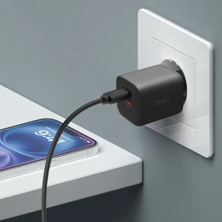 Сетевое зарядное устройство Deppa 11477, черный 