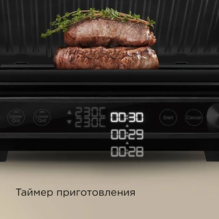 Гриль REDMOND SteakMaster GM304, серебристый 