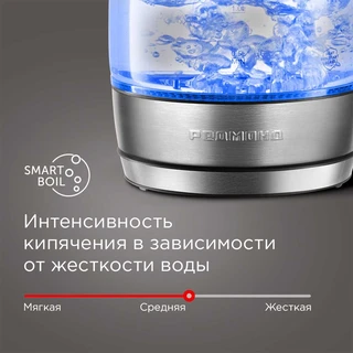 Чайник REDMOND SkyKettle KG230S, черный/серебристый 