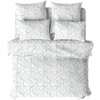 Комплект постельного белья Самойловский Текстиль Эколоджи 1.5‑спальный, бязь, наволочки 70х70 см 