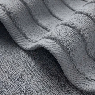 Комплект полотенец Verossa Steps texture графит 2 шт: 50х90 см, 70х140 см; махра 