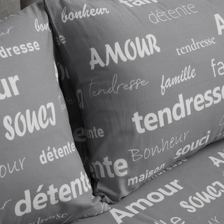 Комплект постельного белья Волшебная Ночь Amour 2‑спальный, ранфорс, наволочки 70х70 см 