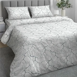 Комплект постельного белья Самойловский Текстиль Эколоджи 1.5‑спальный, бязь, наволочки 50х70 см 