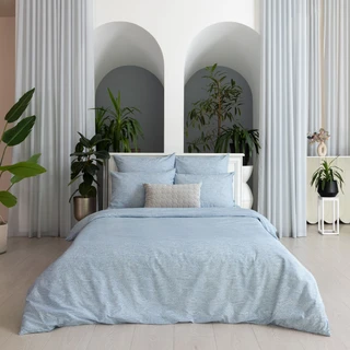 Комплект постельного белья Волшебная Ночь PIXEL Евро, поплин, наволочки 70х70 см 