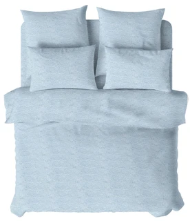 Комплект постельного белья Волшебная Ночь PIXEL Евро, поплин, наволочки 70х70 см 