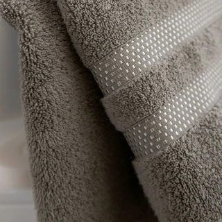 Полотенце Verossa Сharme серо-коричневый 70х140 см, махра 