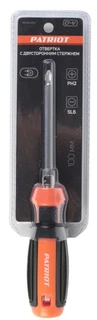 Отвёртка с двусторонним стержнем Patriot PH2-SL6 x 100 