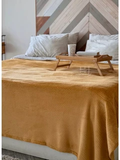Плед Home Jalon PERU HJ-342 200х220 см, горчица 
